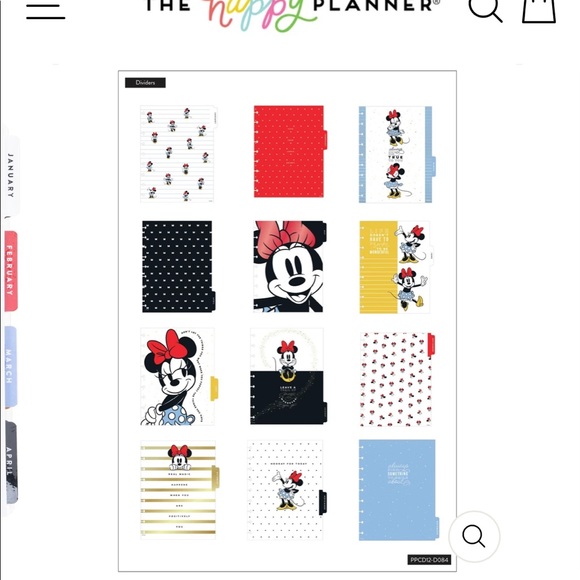 🥳HP🥳 Minnie Mouse Magical Moment Planner Bundle. - Picture 6 of 15